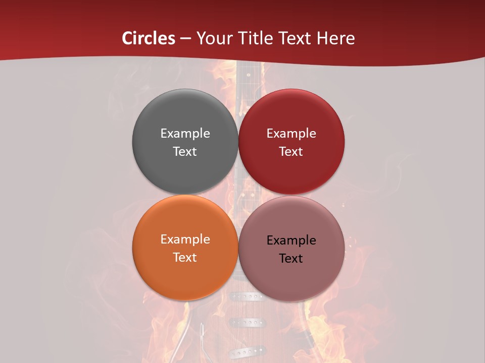 Music Blazing Pop PowerPoint Template