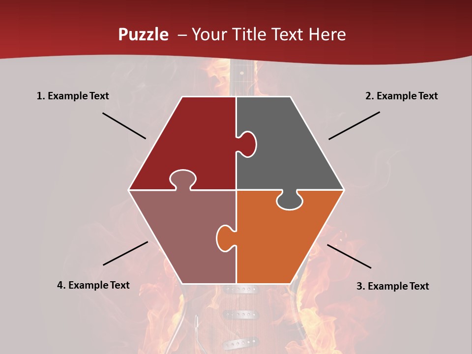 Music Blazing Pop PowerPoint Template