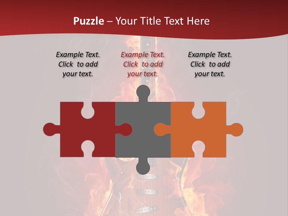 Music Blazing Pop PowerPoint Template