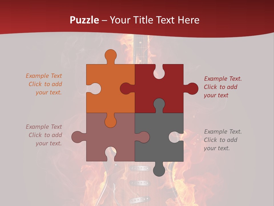 Music Blazing Pop PowerPoint Template