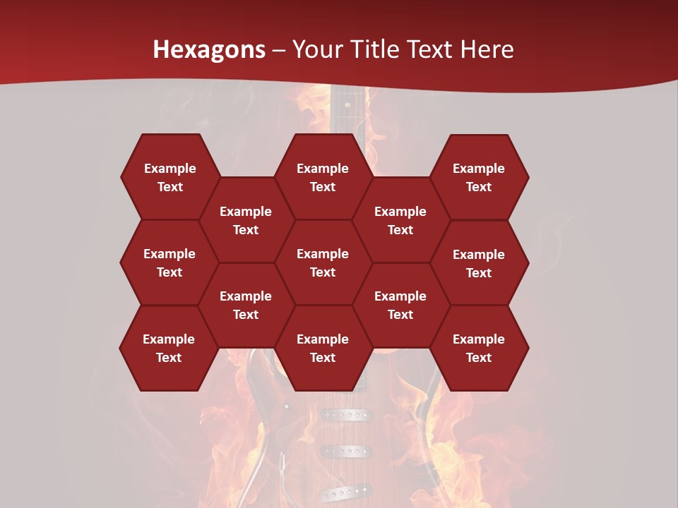 Music Blazing Pop PowerPoint Template