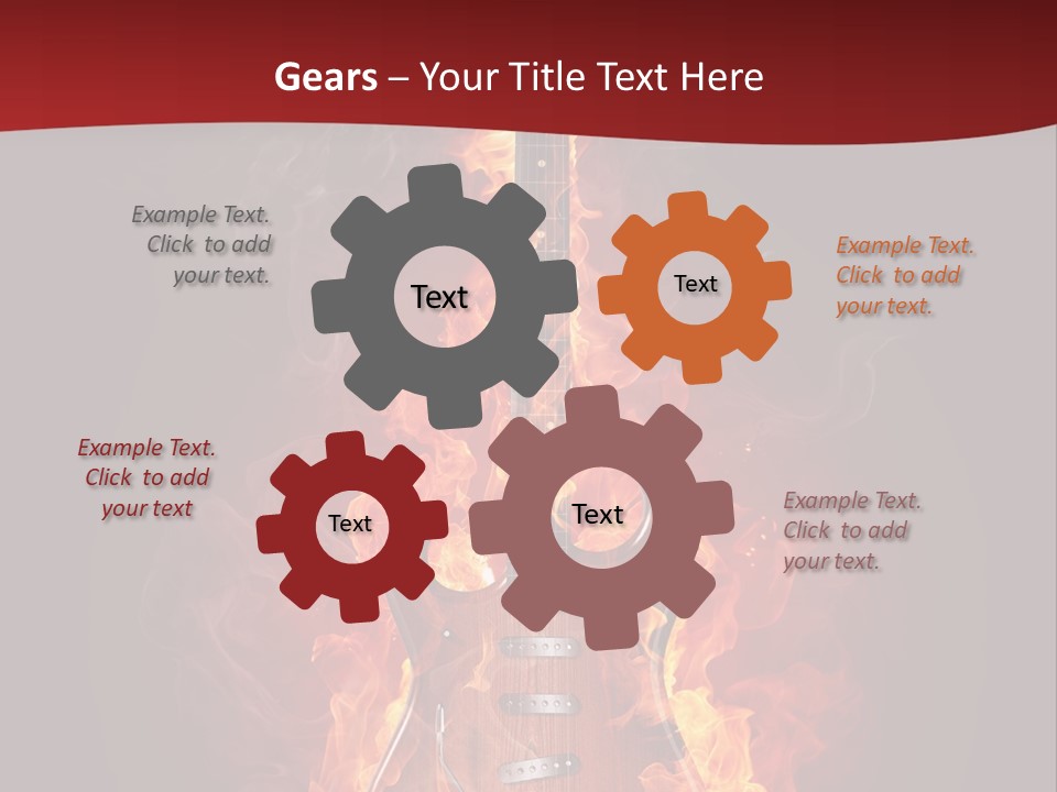 Music Blazing Pop PowerPoint Template