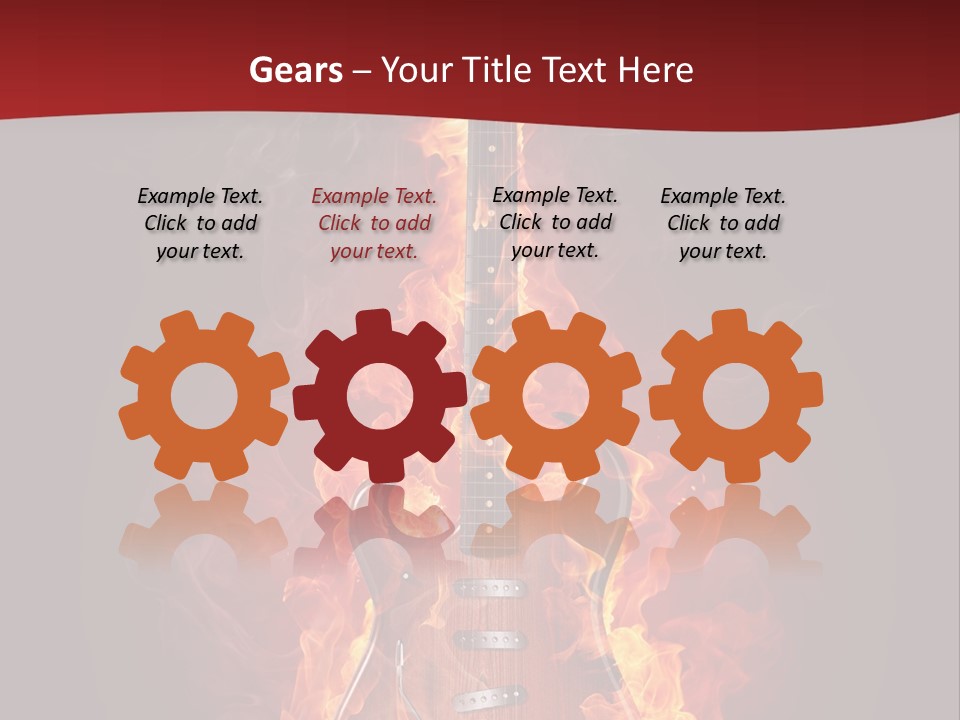 Music Blazing Pop PowerPoint Template