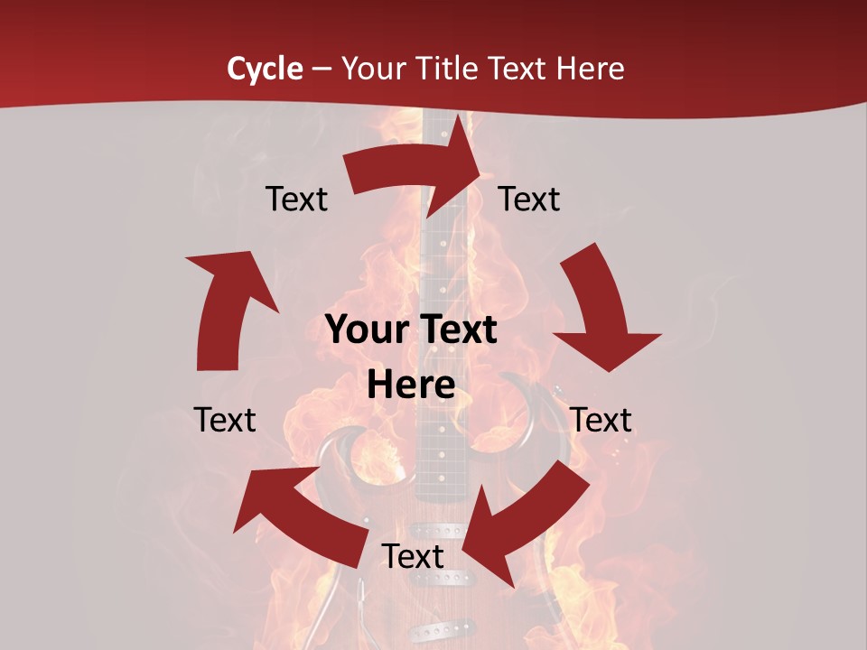 Music Blazing Pop PowerPoint Template