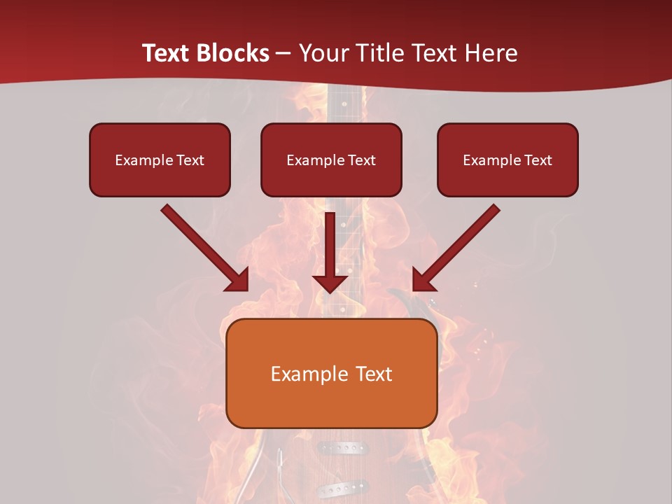 Music Blazing Pop PowerPoint Template