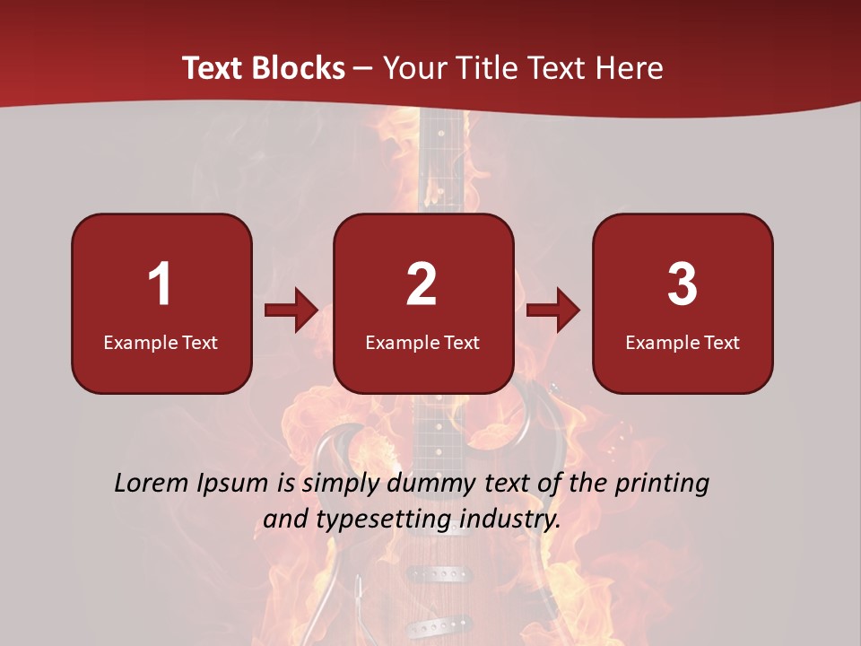 Music Blazing Pop PowerPoint Template