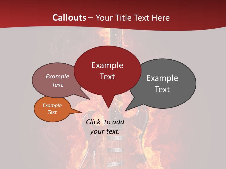 Music Blazing Pop PowerPoint Template