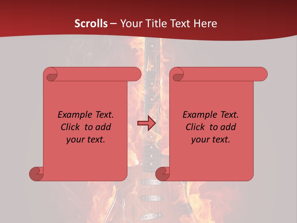 Music Blazing Pop PowerPoint Template