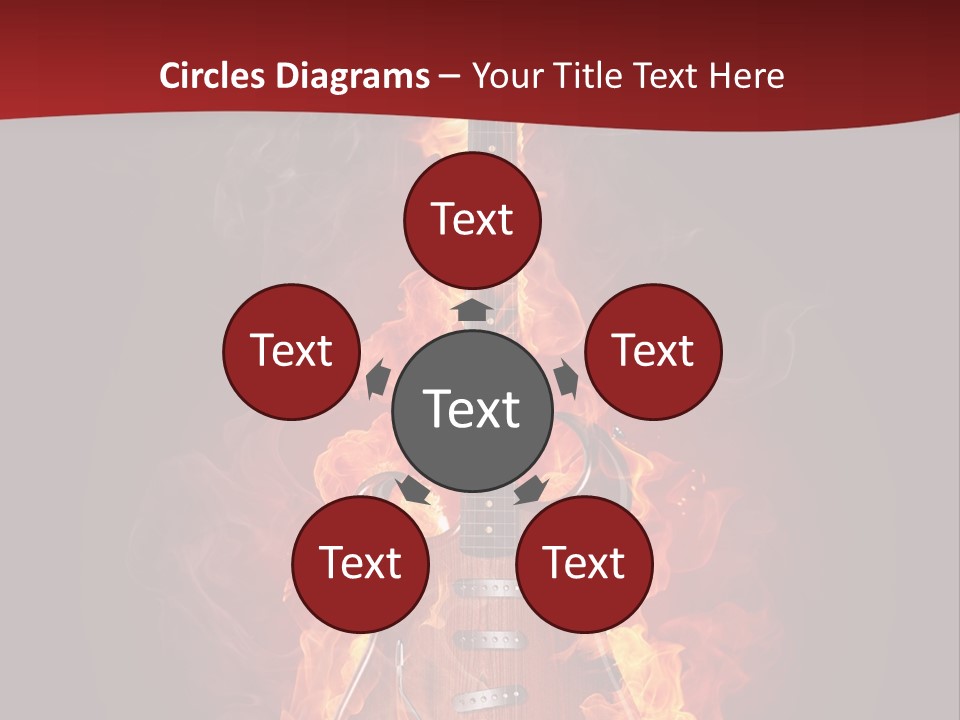 Music Blazing Pop PowerPoint Template