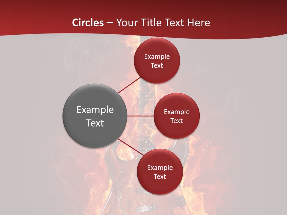 Music Blazing Pop PowerPoint Template