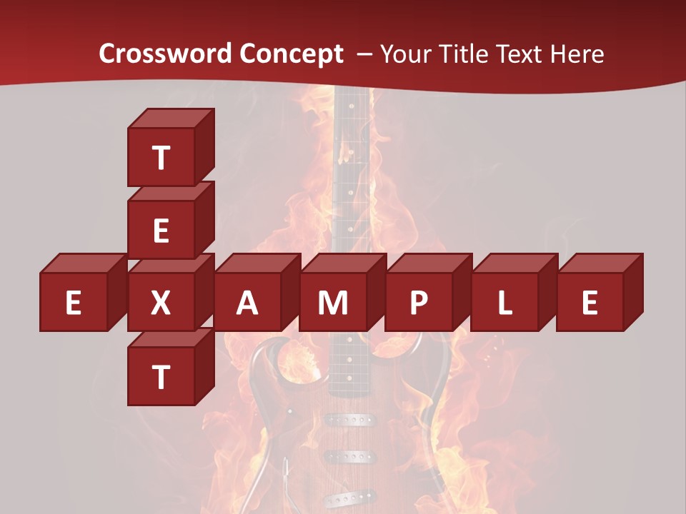 Music Blazing Pop PowerPoint Template