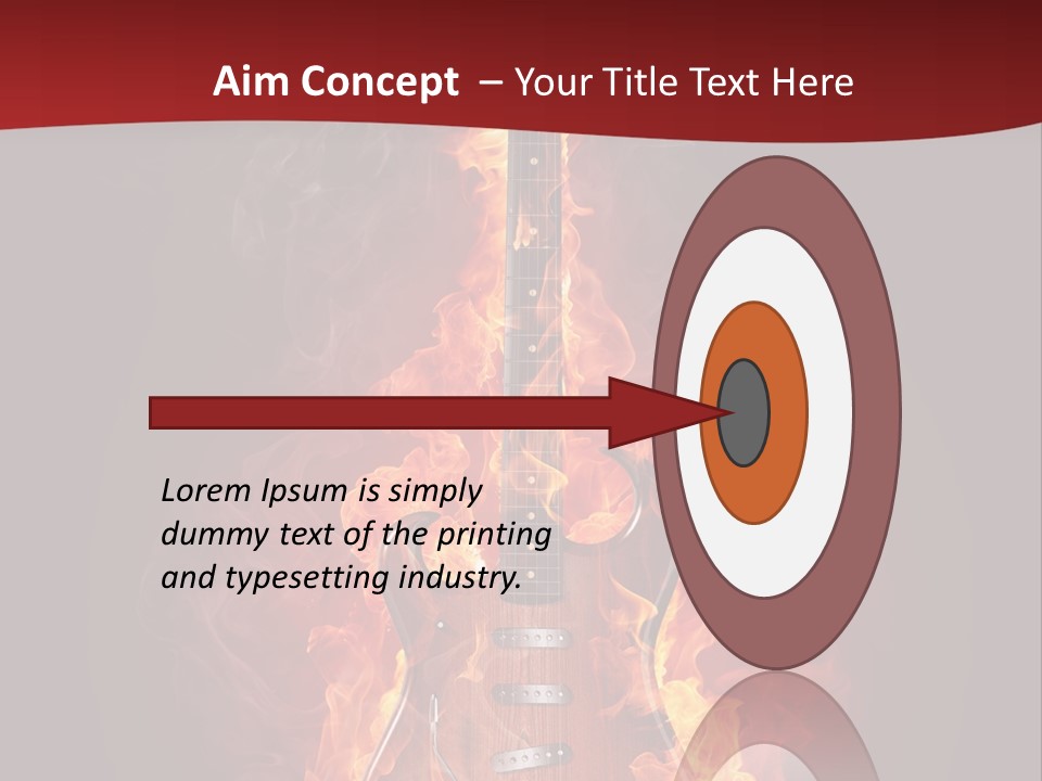 Music Blazing Pop PowerPoint Template
