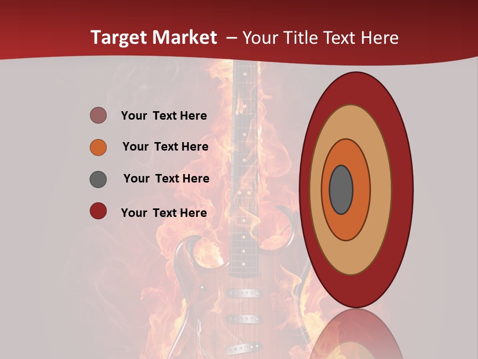 Music Blazing Pop PowerPoint Template