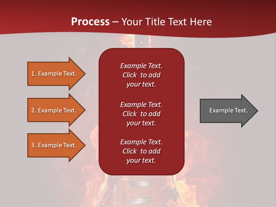 Music Blazing Pop PowerPoint Template