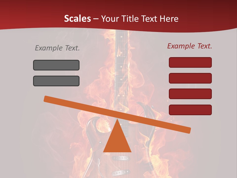 Music Blazing Pop PowerPoint Template