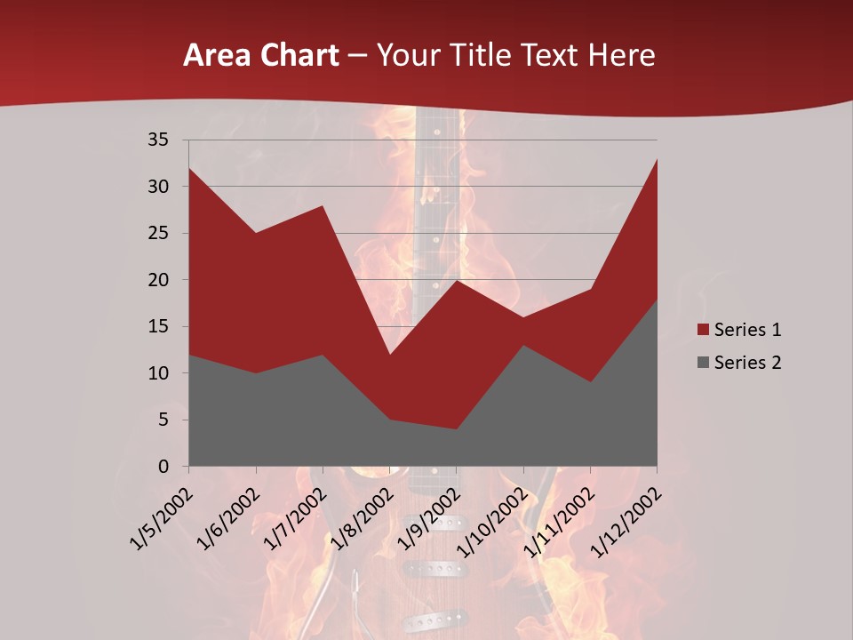 Music Blazing Pop PowerPoint Template