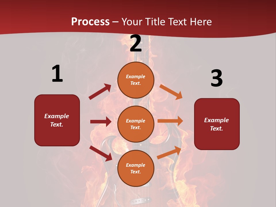 Music Blazing Pop PowerPoint Template