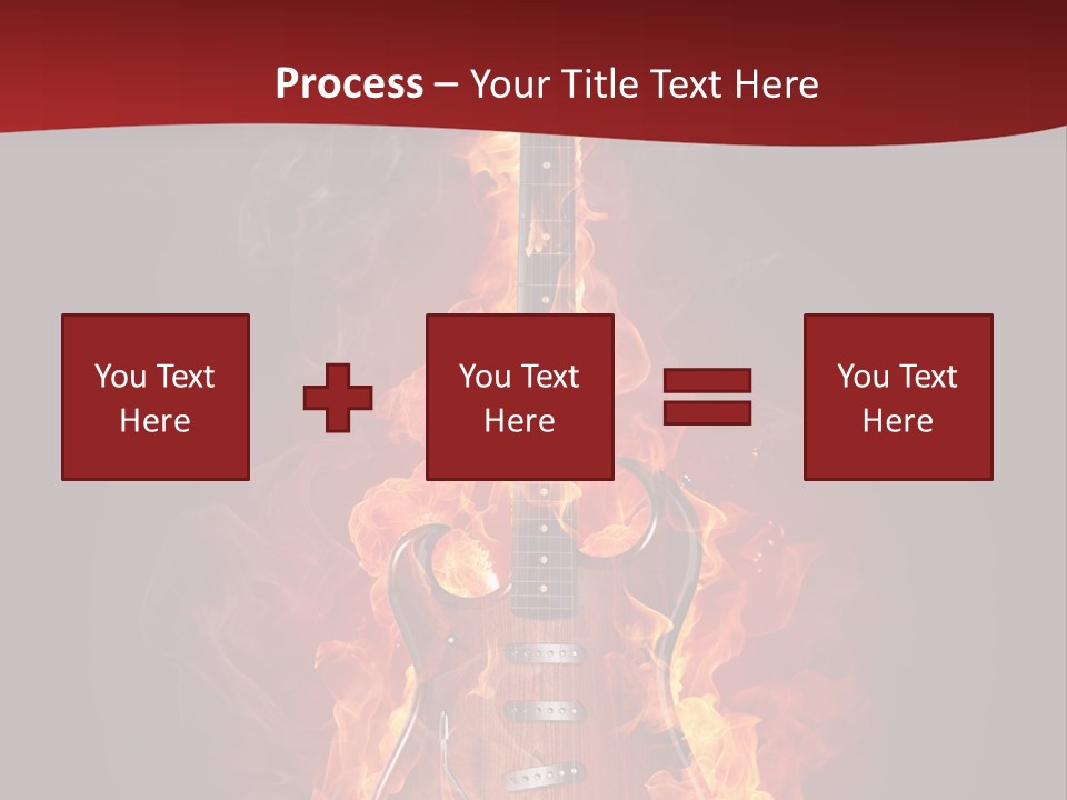 Music Blazing Pop PowerPoint Template