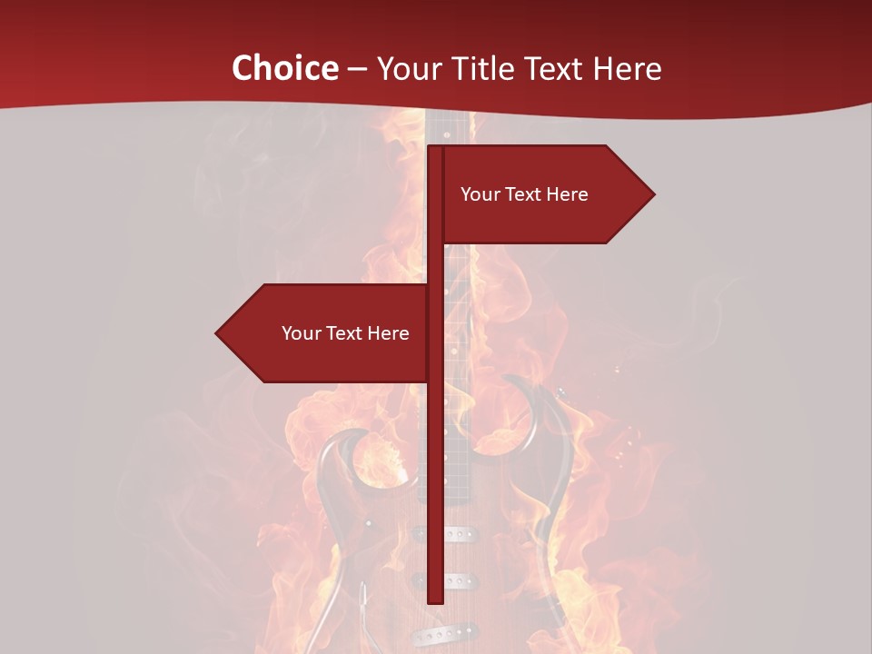 Music Blazing Pop PowerPoint Template