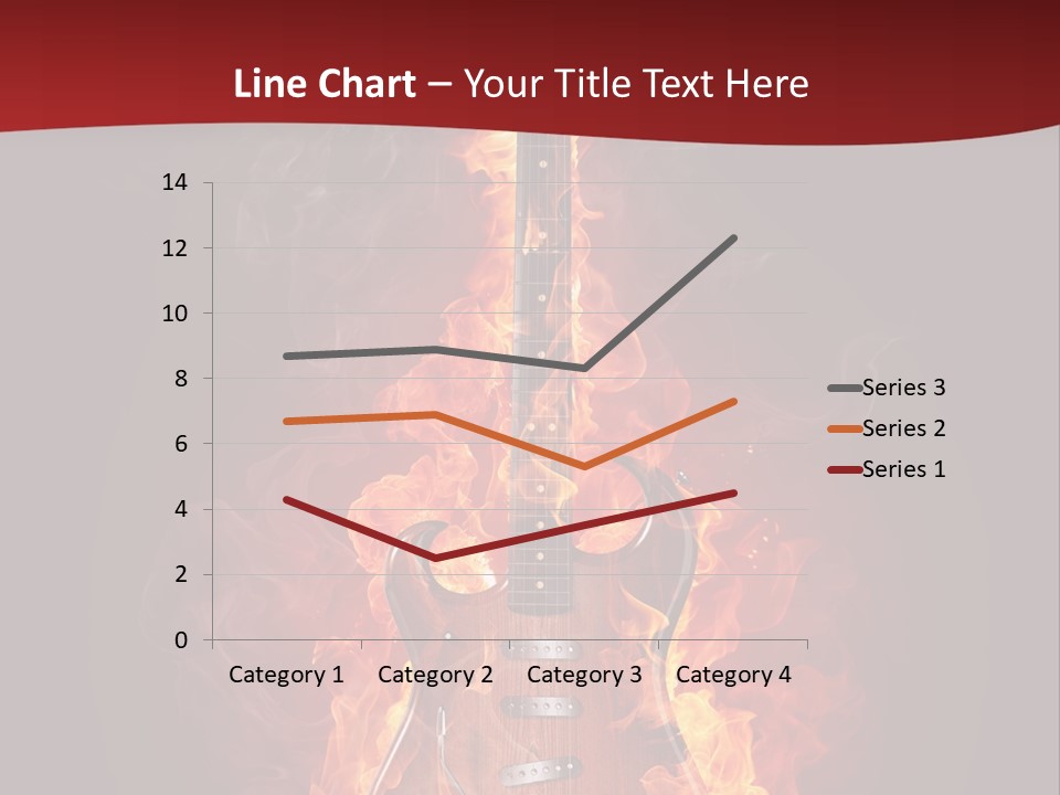 Music Blazing Pop PowerPoint Template