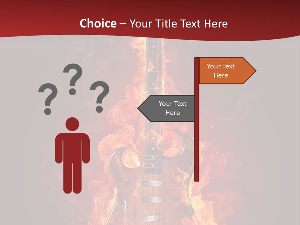 Music Blazing Pop PowerPoint Template