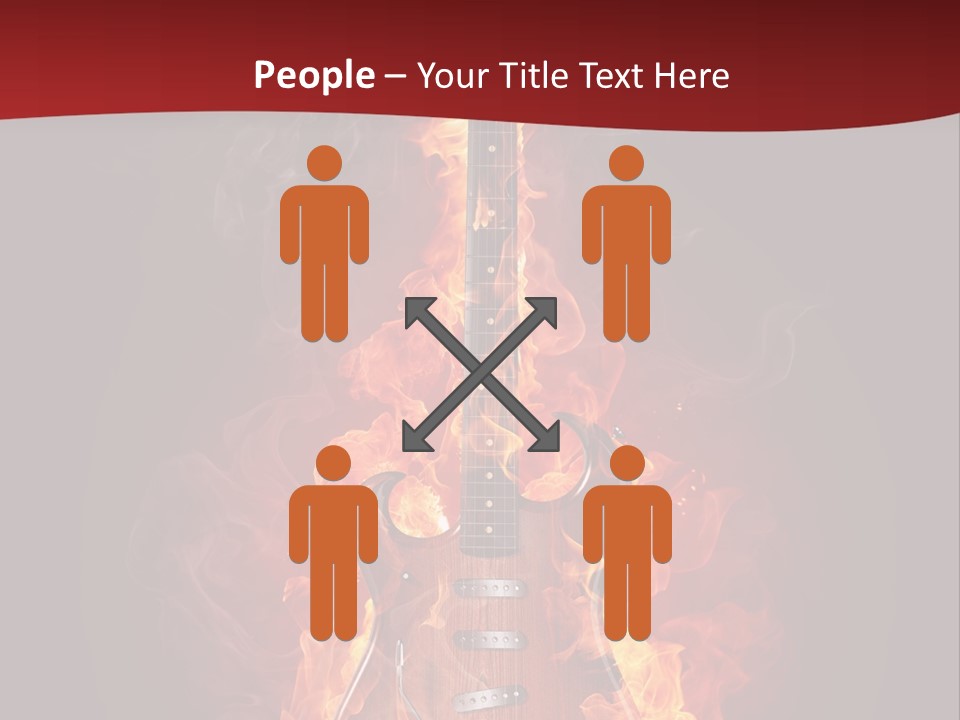 Music Blazing Pop PowerPoint Template