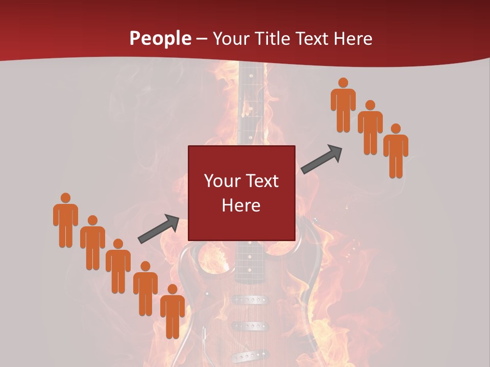 Music Blazing Pop PowerPoint Template