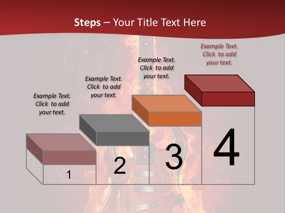 Music Blazing Pop PowerPoint Template