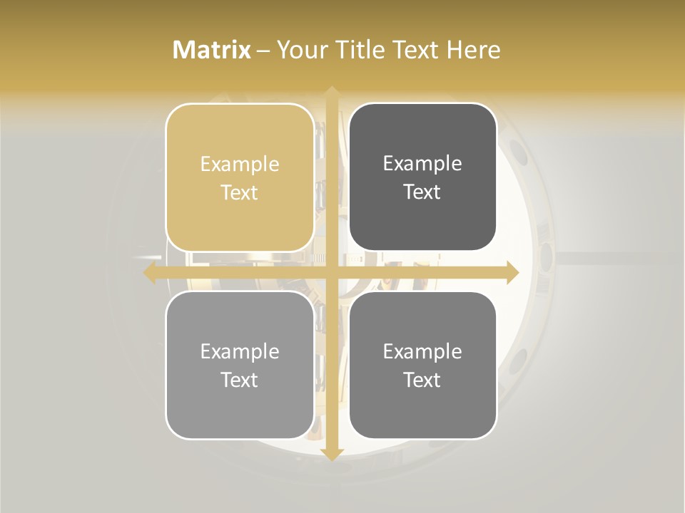 White Money Image PowerPoint Template