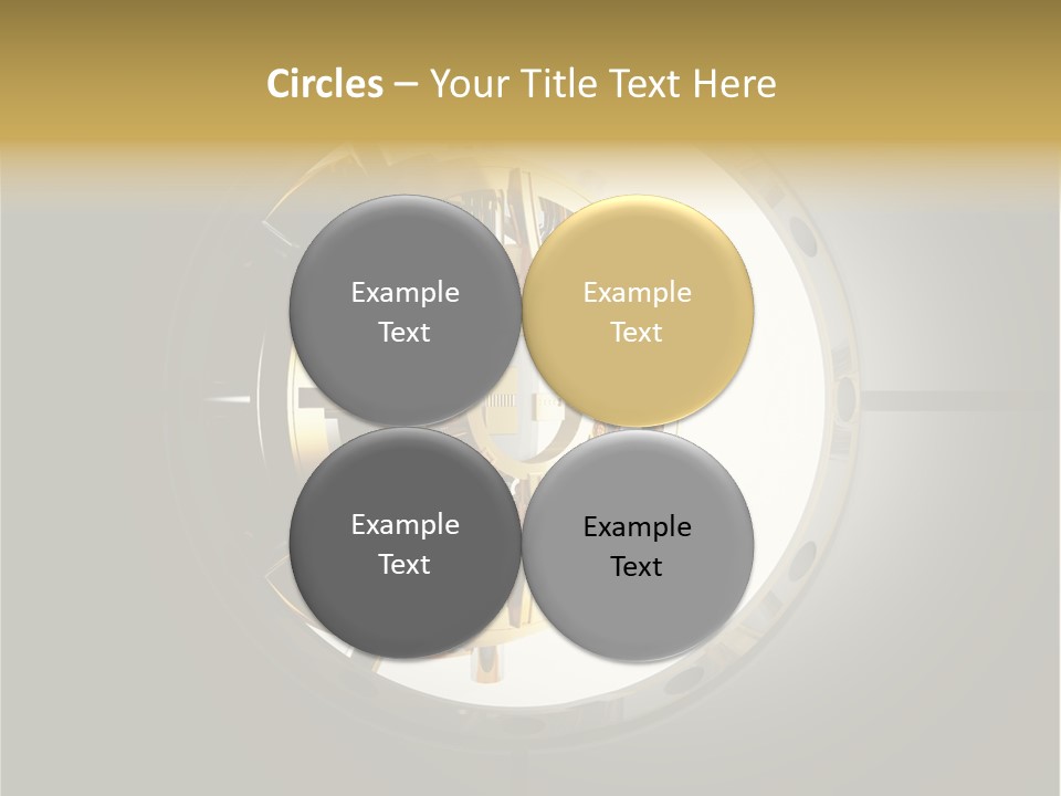 White Money Image PowerPoint Template