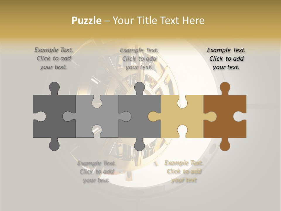 White Money Image PowerPoint Template