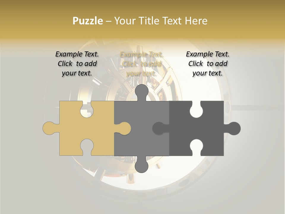 White Money Image PowerPoint Template