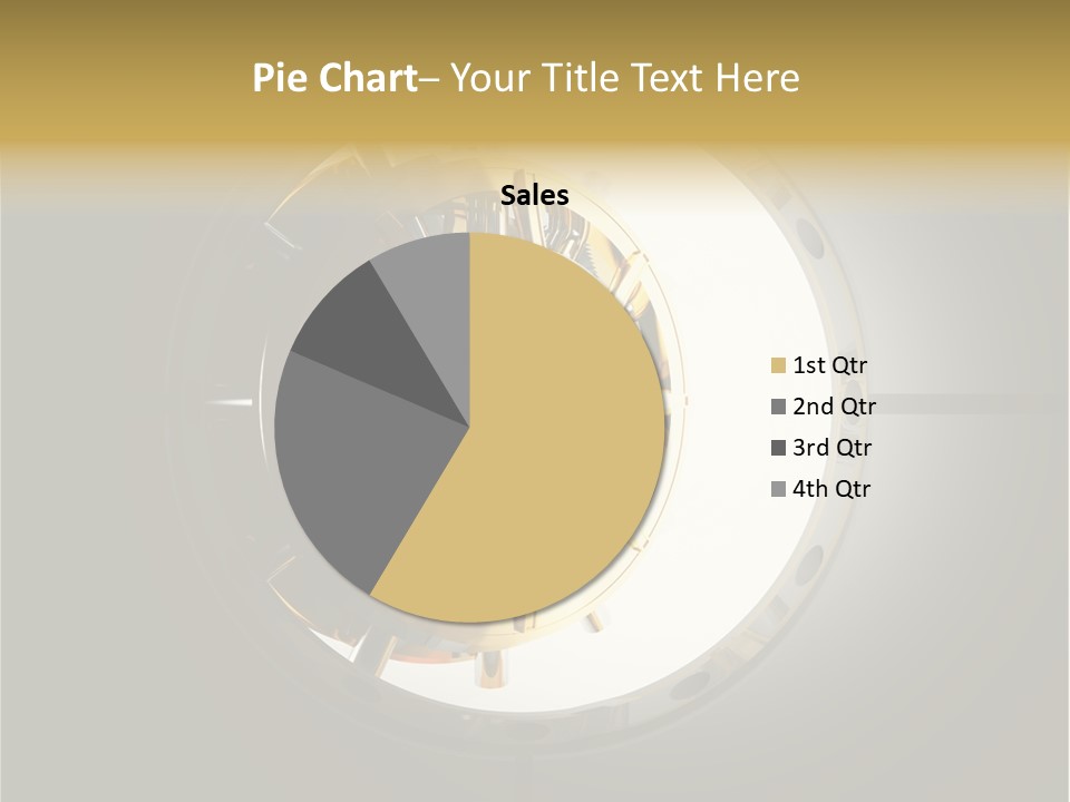 White Money Image PowerPoint Template