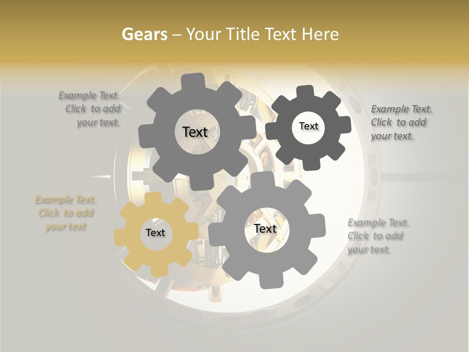 White Money Image PowerPoint Template