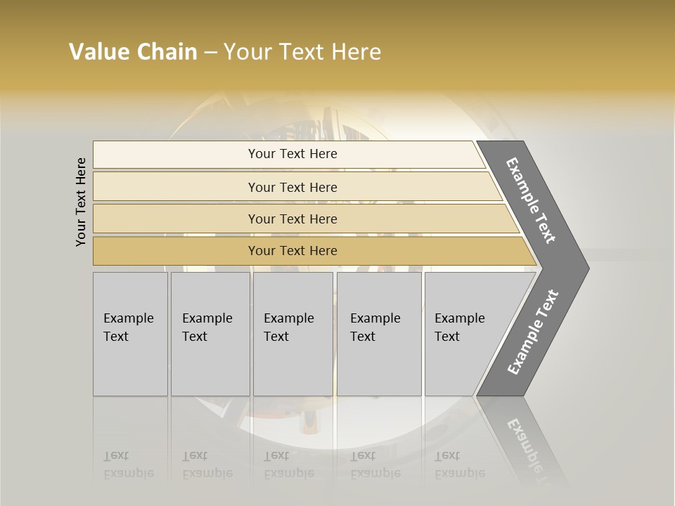 White Money Image PowerPoint Template
