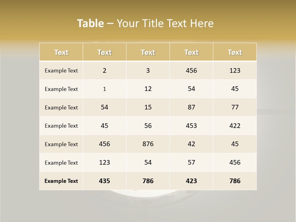 White Money Image PowerPoint Template