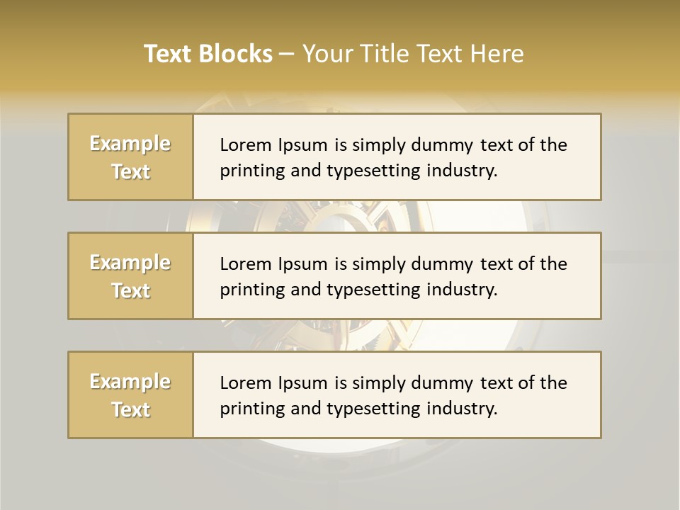 White Money Image PowerPoint Template