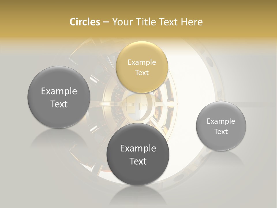 White Money Image PowerPoint Template