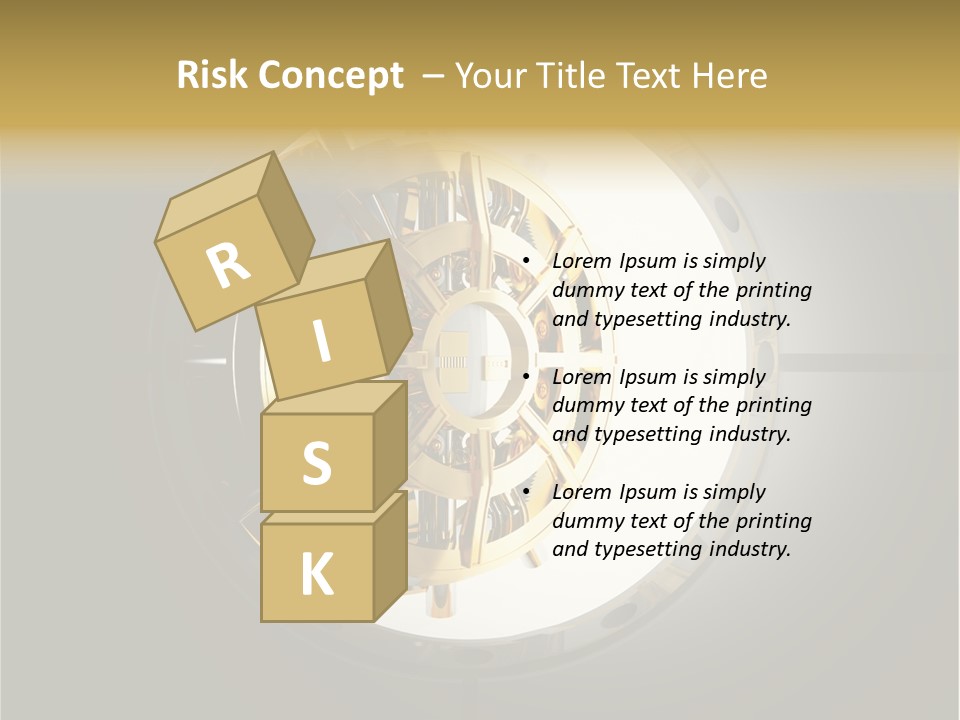 White Money Image PowerPoint Template