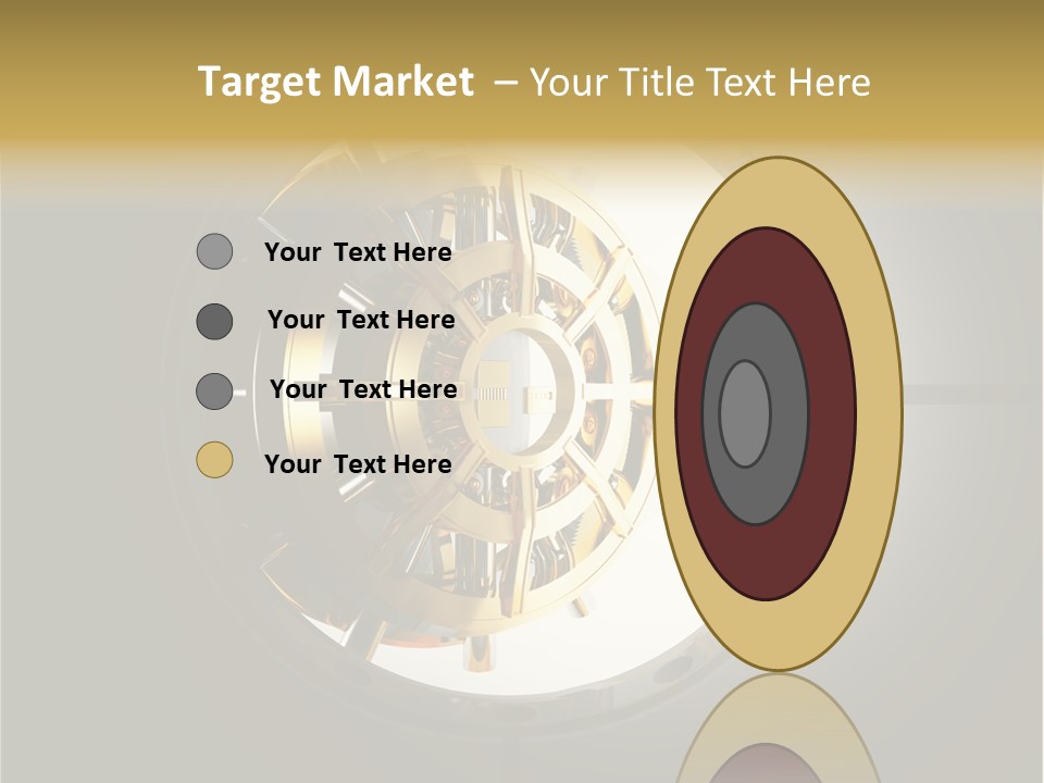 White Money Image PowerPoint Template