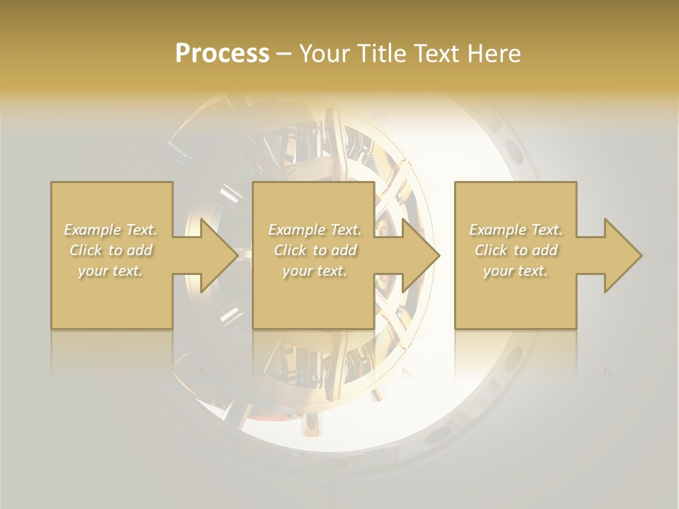 White Money Image PowerPoint Template