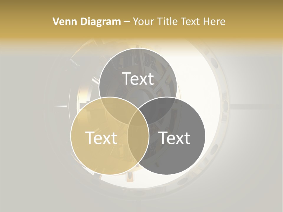 White Money Image PowerPoint Template