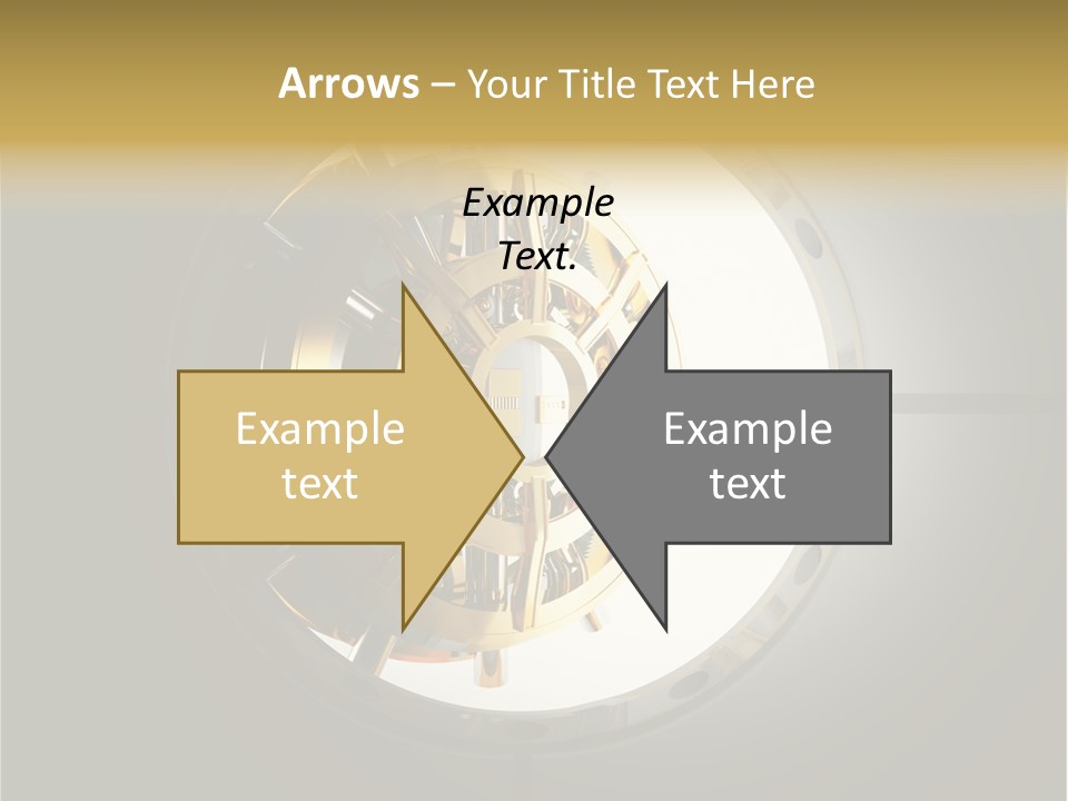 White Money Image PowerPoint Template