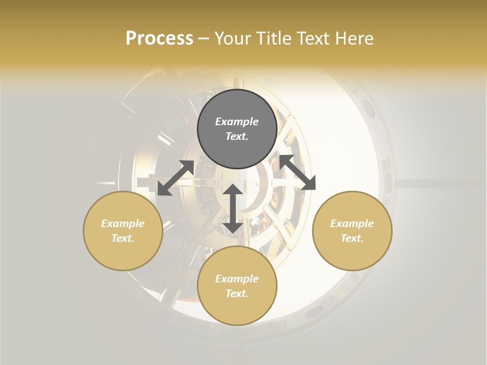 White Money Image PowerPoint Template