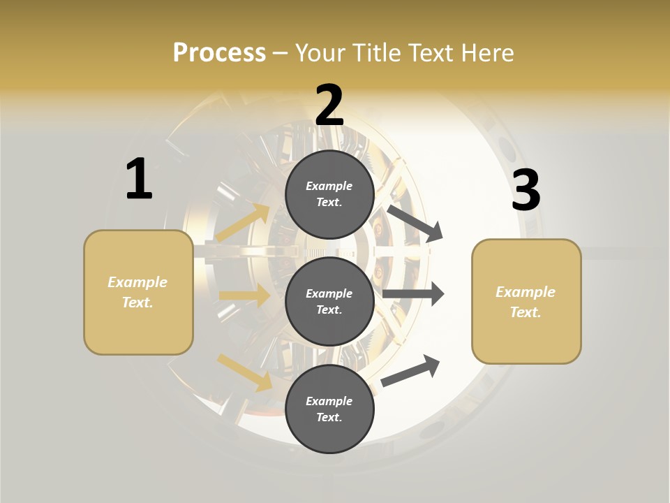 White Money Image PowerPoint Template