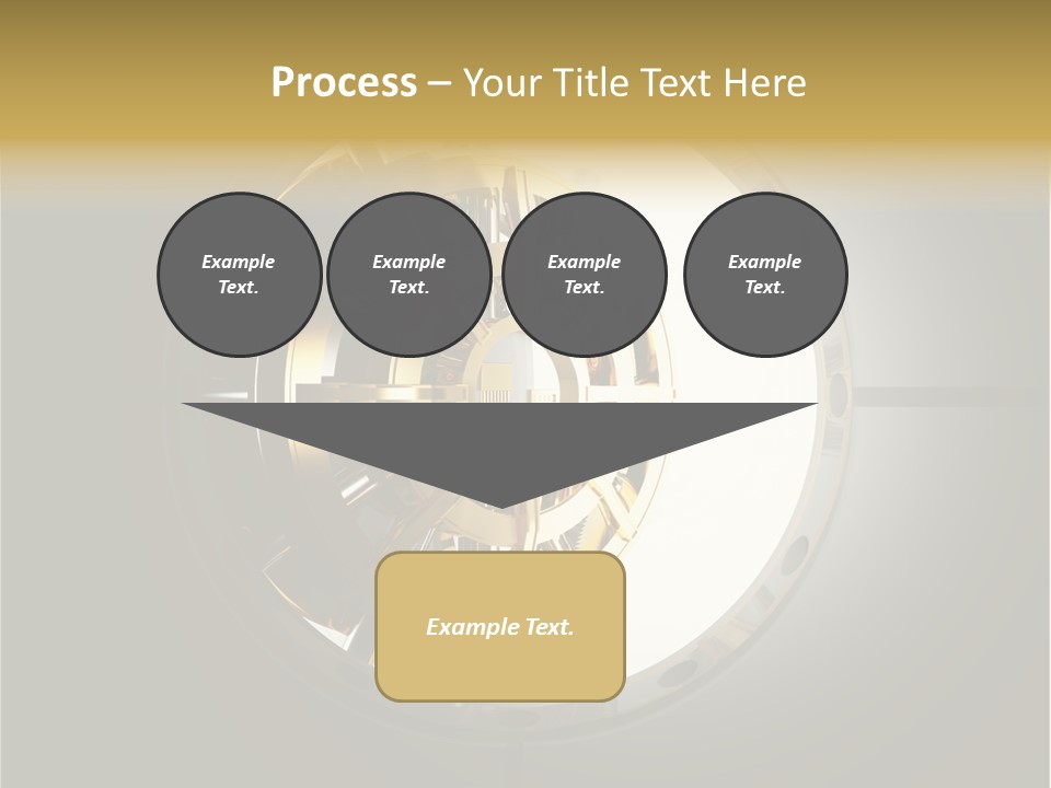 White Money Image PowerPoint Template