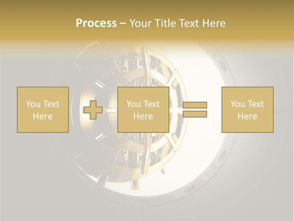 White Money Image PowerPoint Template