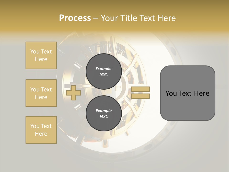 White Money Image PowerPoint Template