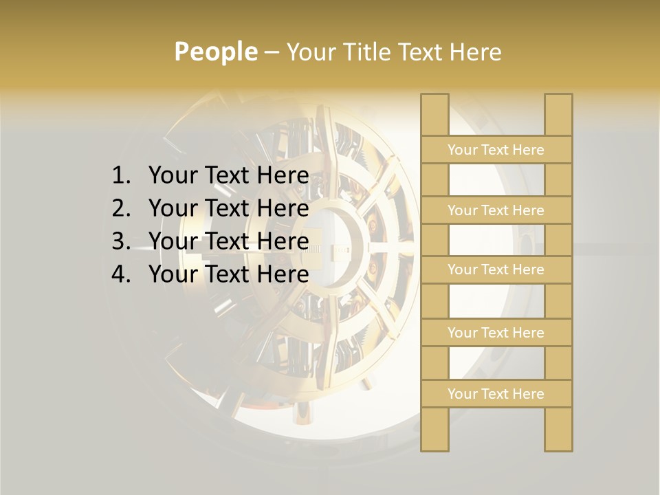 White Money Image PowerPoint Template