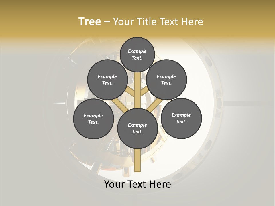 White Money Image PowerPoint Template